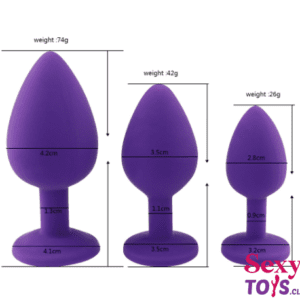 3 Plug Silicona Tallas S-M-L