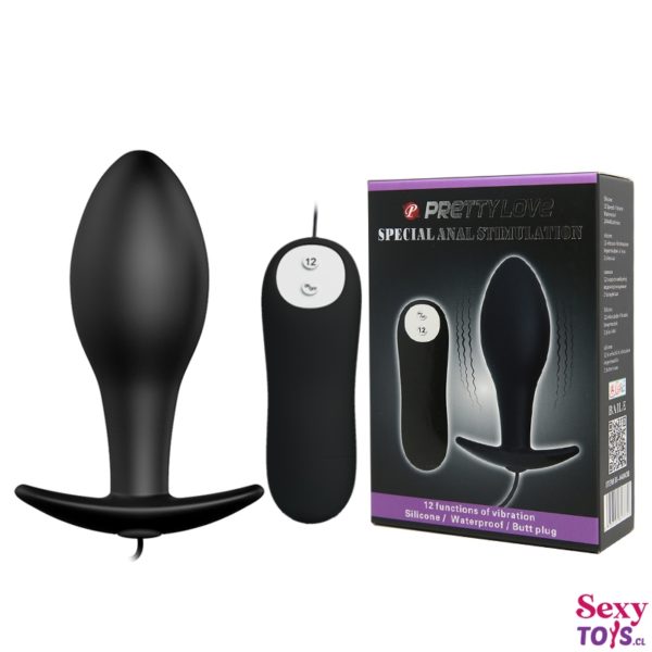 Vibrador Anal Pretty Love 12 velocidades BI-040038