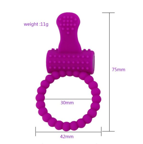 Anillo Silicona Lengua Vibradora - Imagen 4