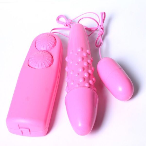 Doble Huevo y Pene Vibrador