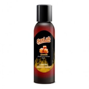 Aceite de Masaje Efecto Calor Sexlub Caramelo